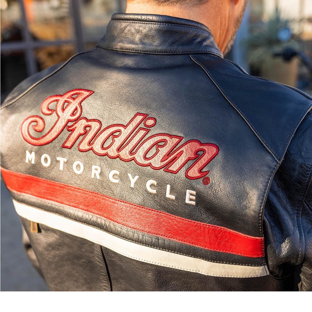 Indian Motorcycle - Black Leather Jacket